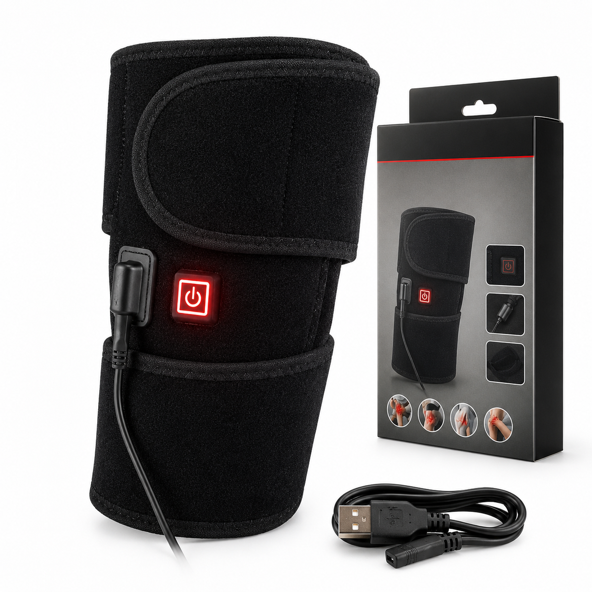 Rodillera De Calor Usb
