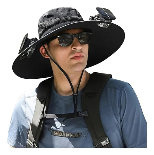 Ventilador Usb Sombrero Para Sol