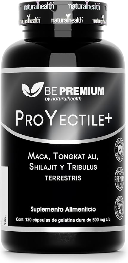 Proyectile+ | Suplemento para Hombre | Maca, Shilajit y Tribulus terrestris